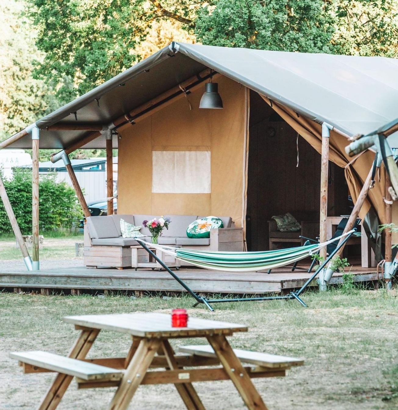Glamping Holten Luxe Safaritent 2 Exterior photo