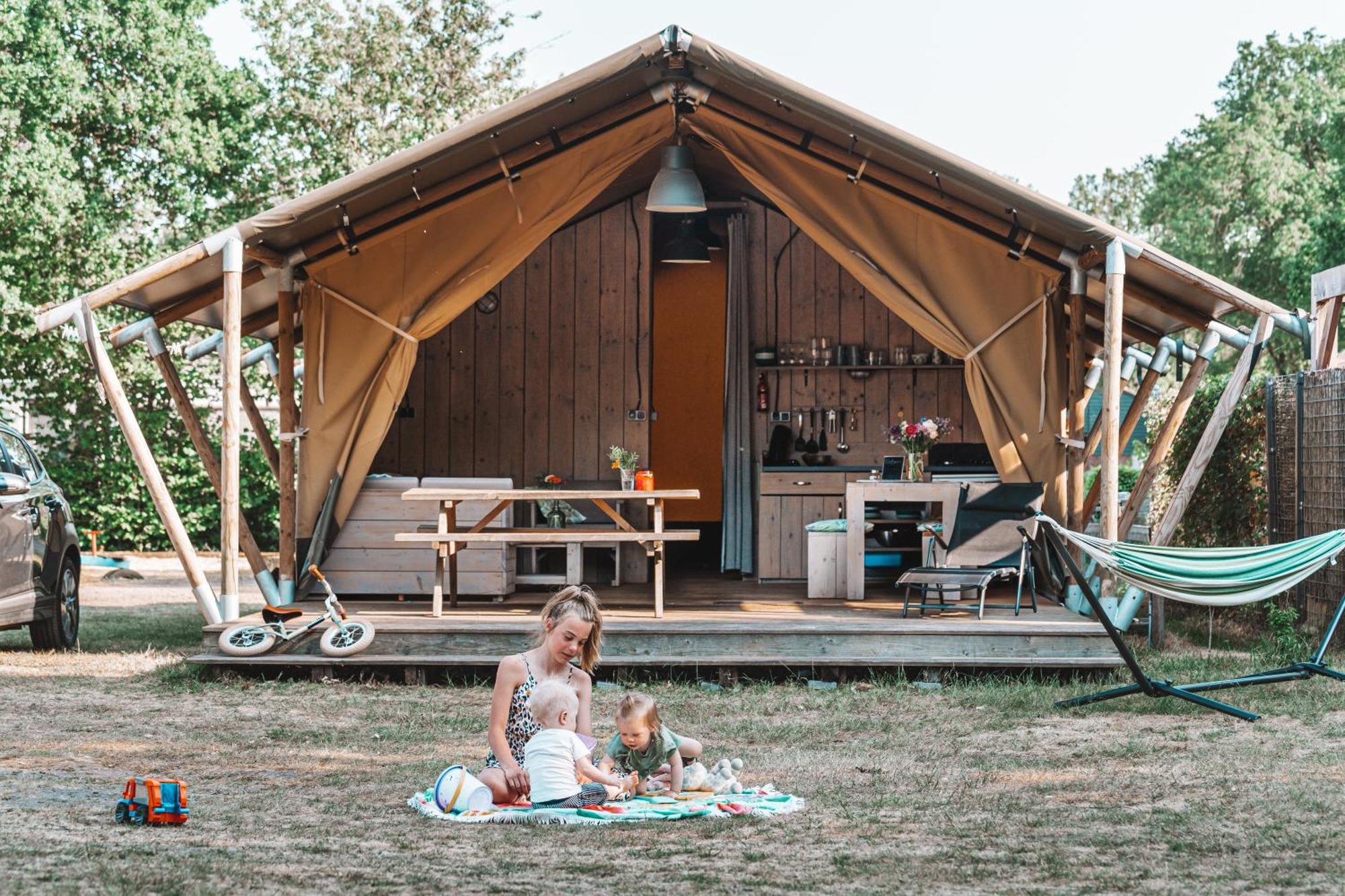 Glamping Holten Luxe Safaritent 2 Exterior photo